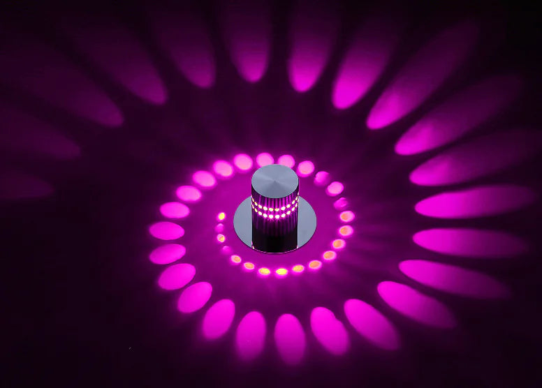 LED Spiral Wall Light