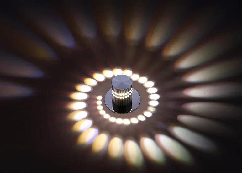 LED Spiral Wall Light