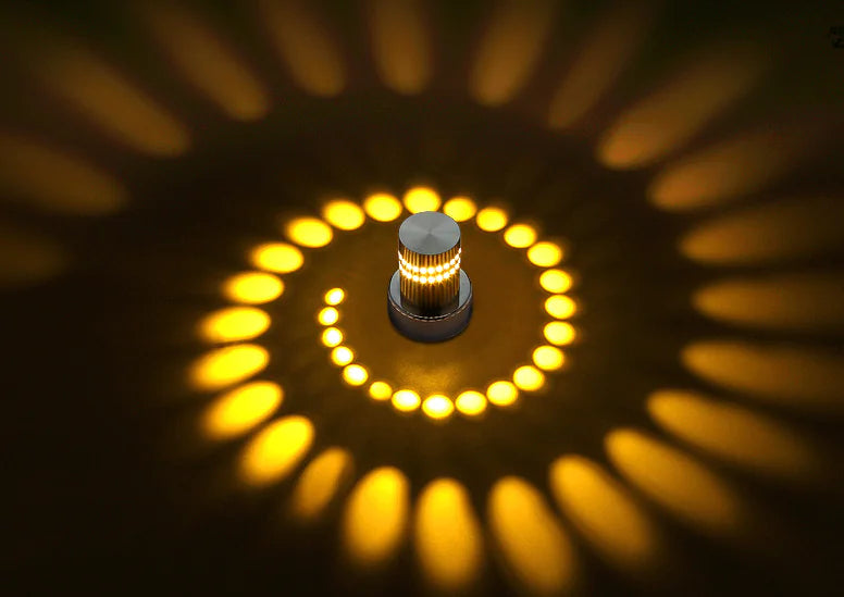 LED Spiral Wall Light