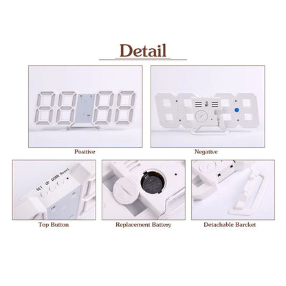 3D LED Digital Clock
