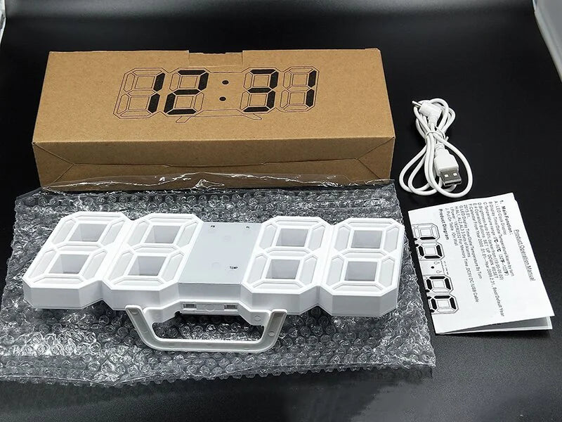 3D LED Digital Clock