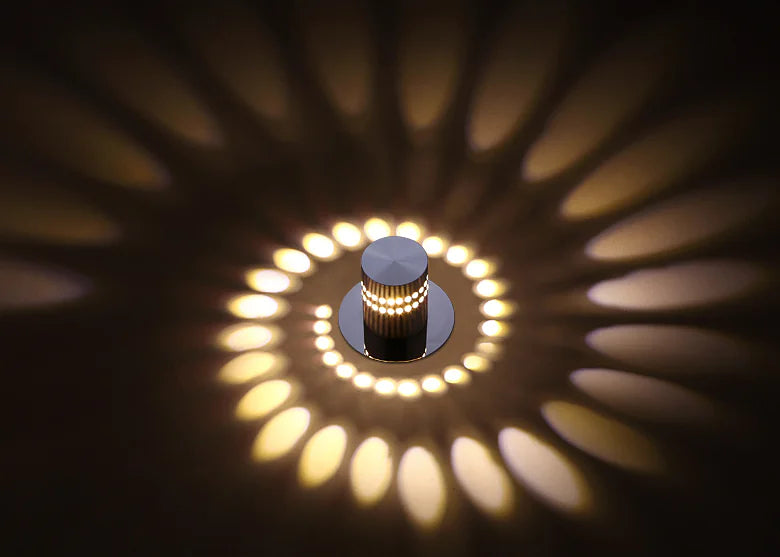 LED Spiral Wall Light