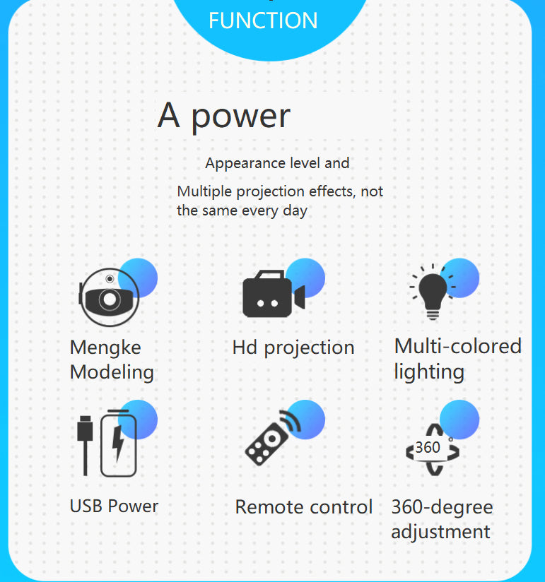 Astronaut LED Projector