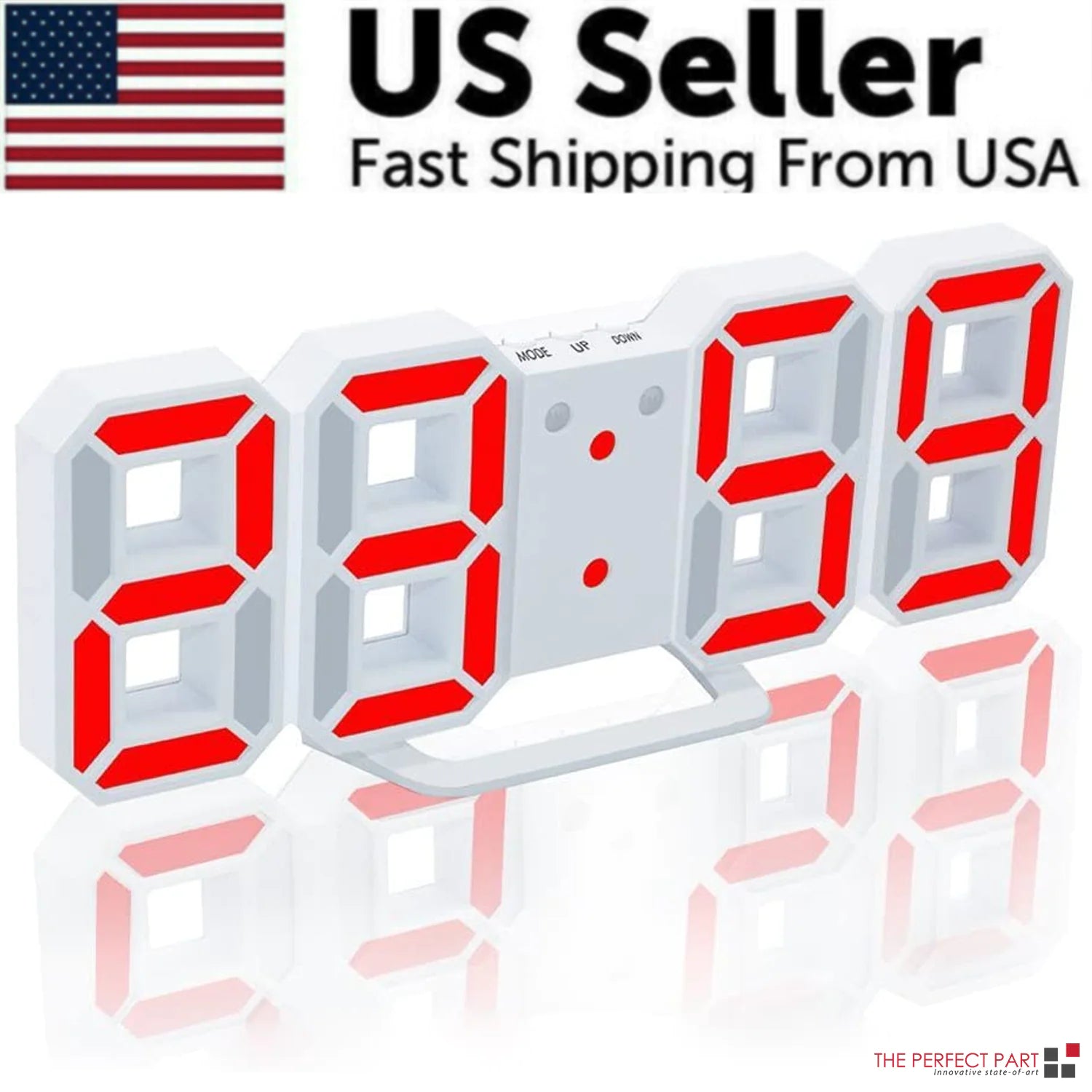 3D LED Digital Clock