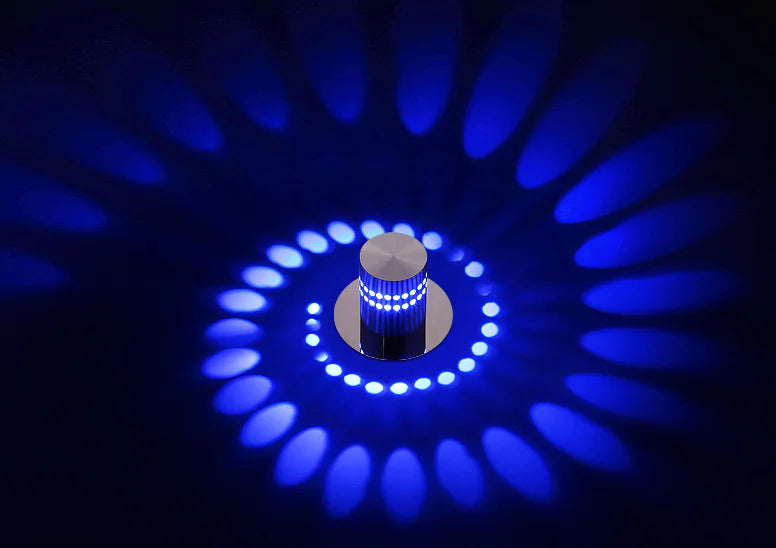 LED Spiral Wall Light