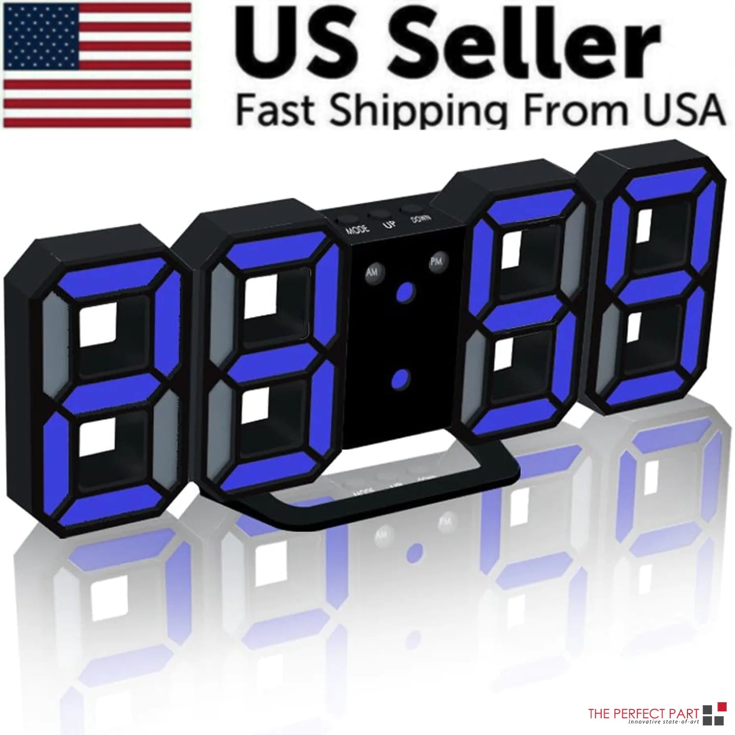 3D LED Digital Clock